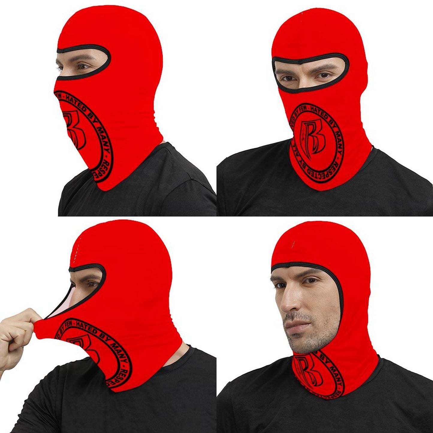 RR Full Mask Red Logo