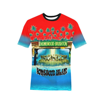 Homewood Island T-shirt Red