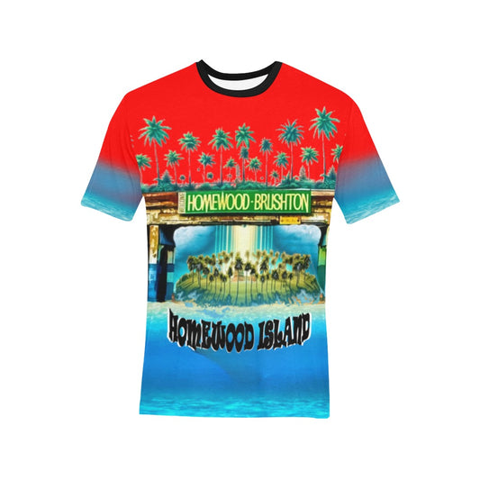 Homewood Island T-shirt Red