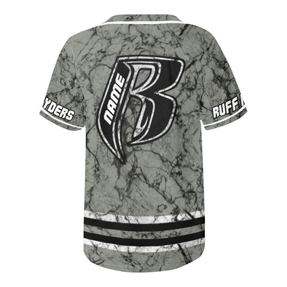 RR Baseball Jersey Stonewash Gray