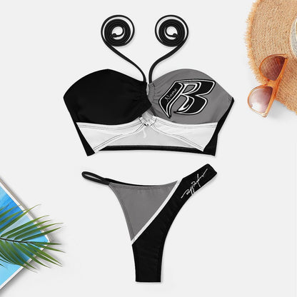 RR Criss Cros Bikini - Tri Color