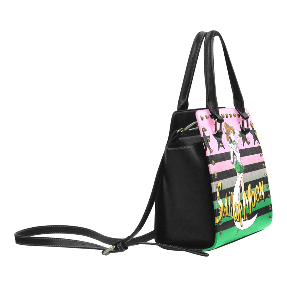 Sailor Jupiter Rivited Shoulder Handbag