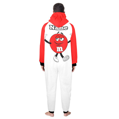 M&M Unisex Onesie Red