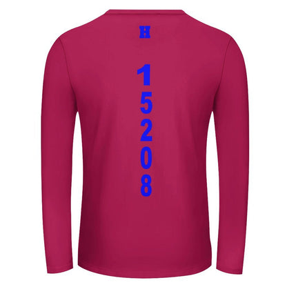 Homewood H Long Sleeve Pnk/Blu