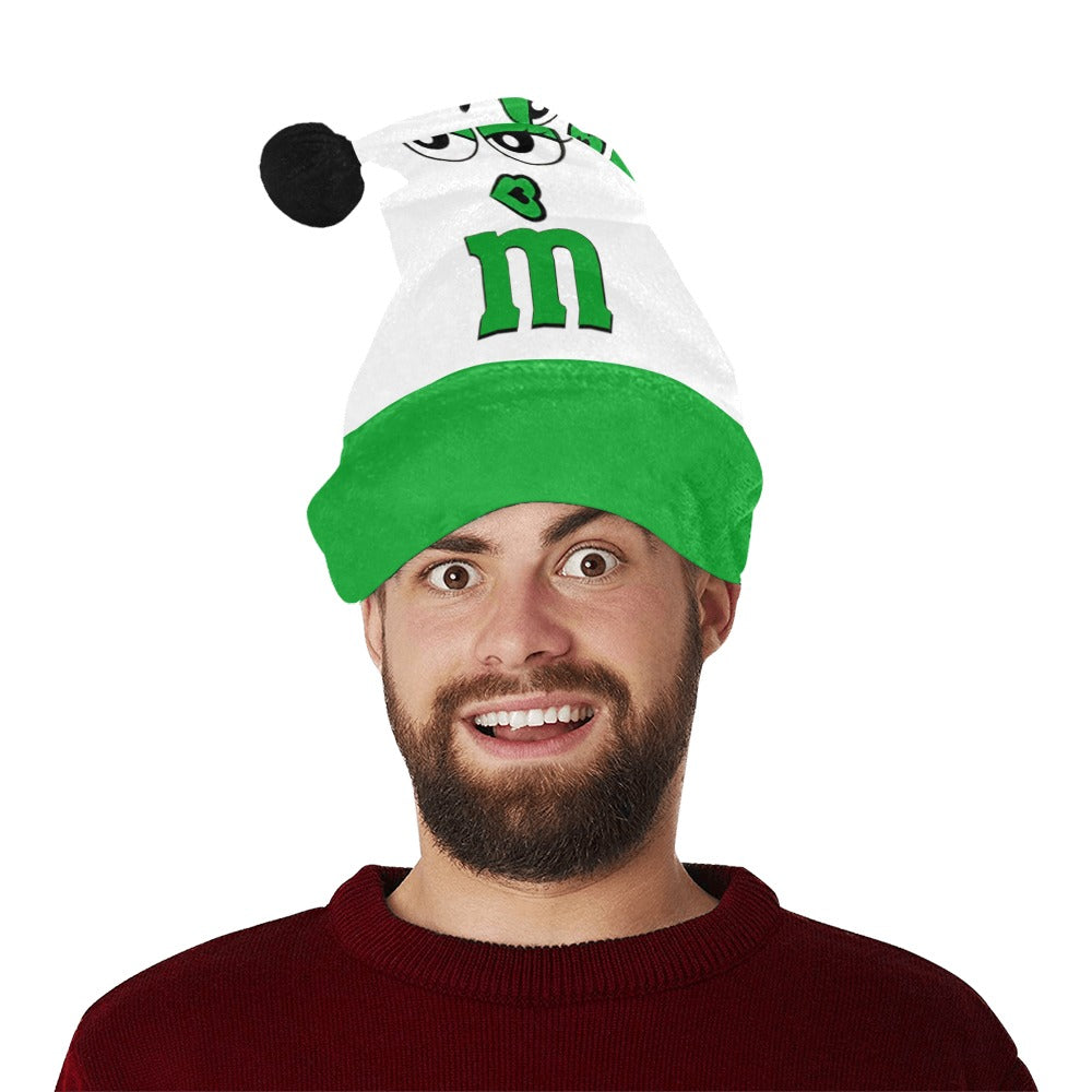 Santa Hat M&M Green