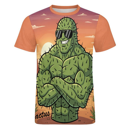 Plant Love Ice Silk Tee - Cactus