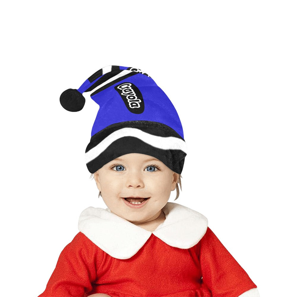 Santa Hat Crayola Blue