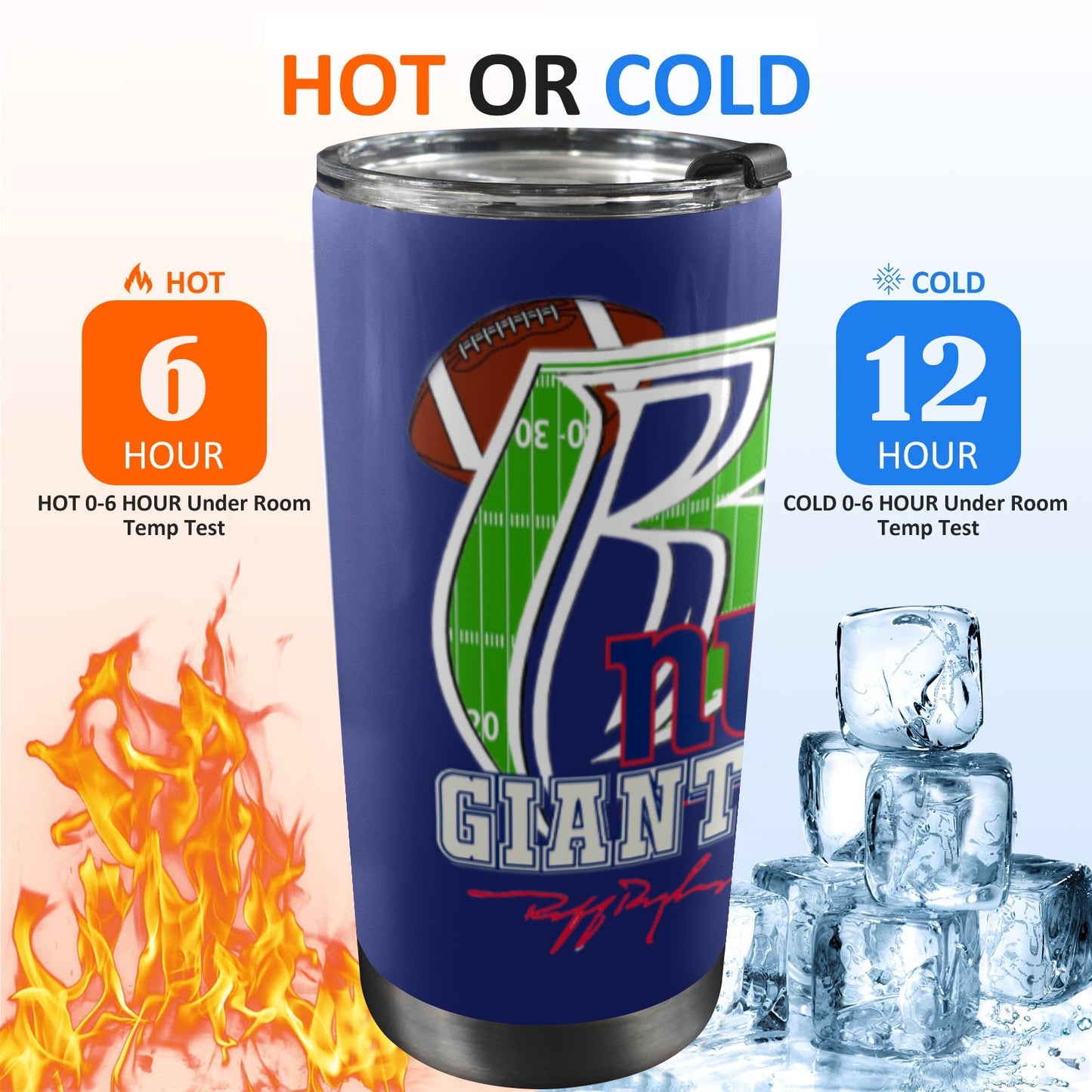 RR Giants 20 Oz Mobile Tumbler with Lid 2023