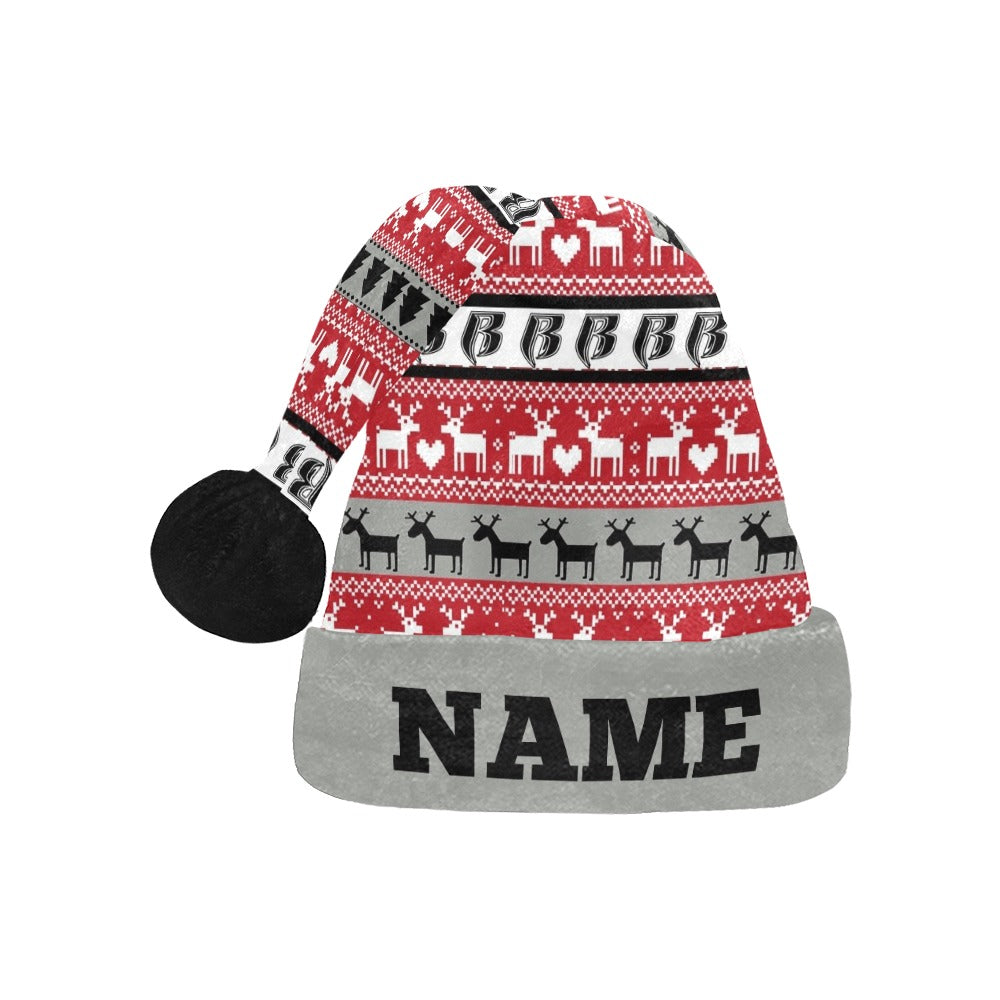 RR Christmas Flannel Hat - Blk/Rd/Gry