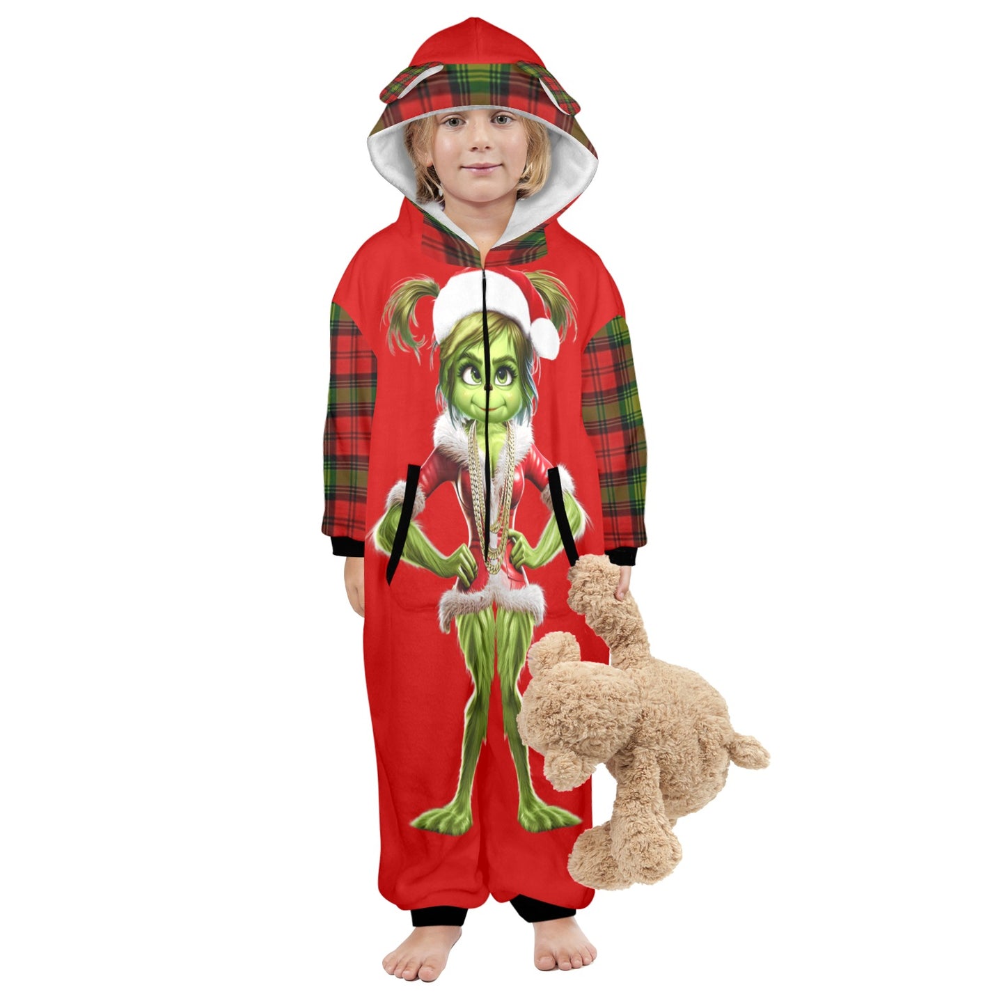 Kids Grinch Onesie Girl