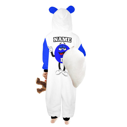 Kids M&M Onesie Blue