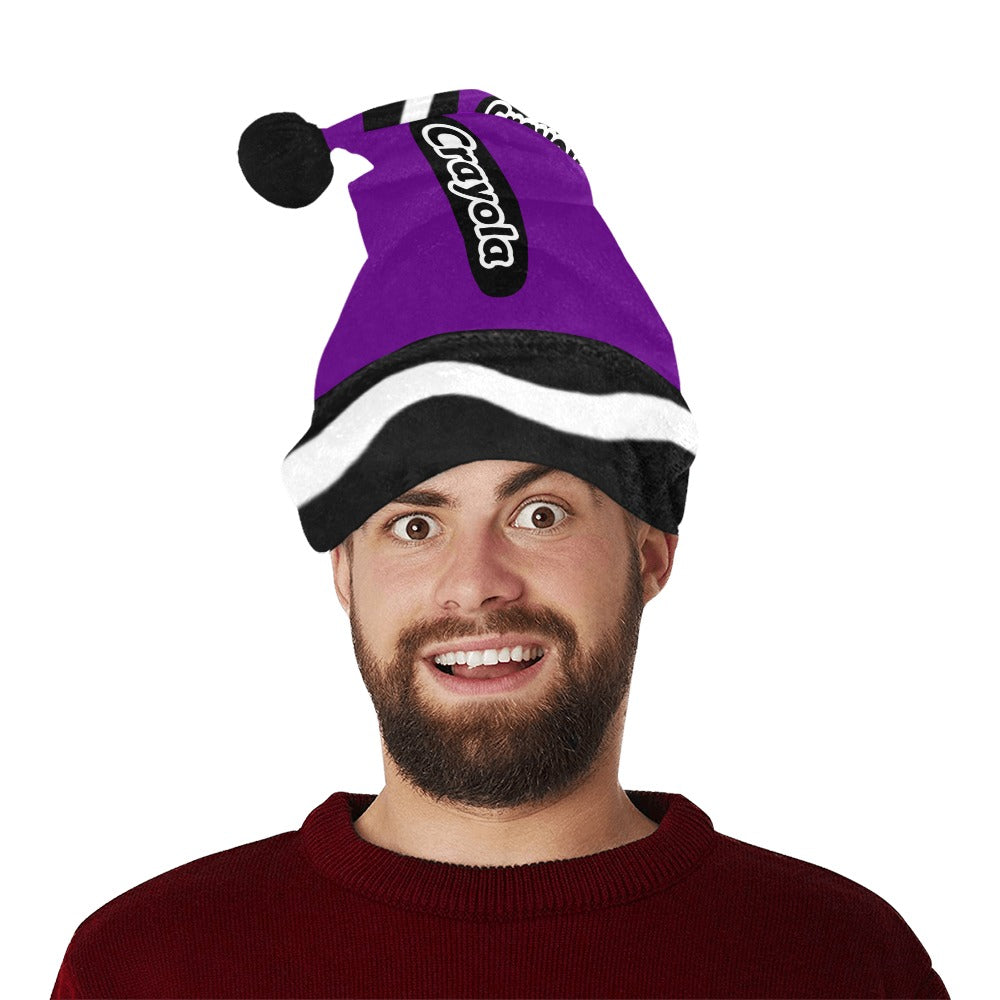 Santa Hat Crayola Purple