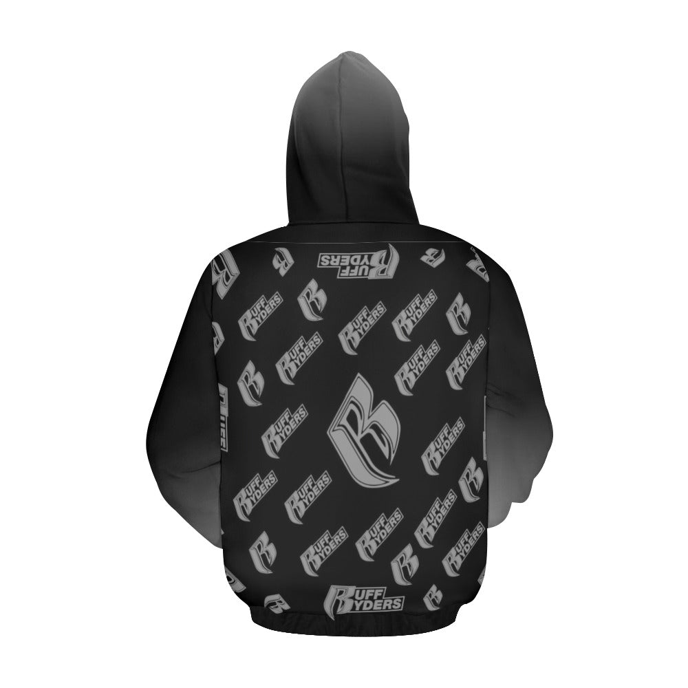 RR Blk Shadow Bandana Hoodie Gry/Blk