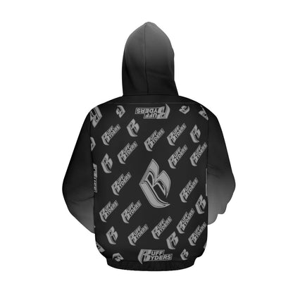 RR Blk Shadow Bandana Hoodie Gry/Blk