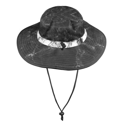 RR Stonewashed Wide Brim Bucket Hat Blk