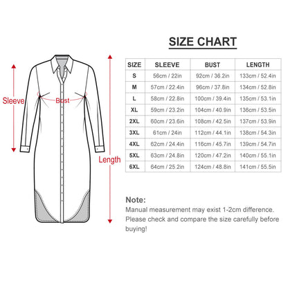 CMR Button-Up Long Sleeve Shirt Dress