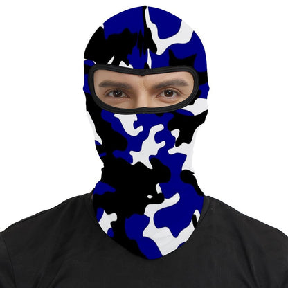 RR Full Mask Blue Camo