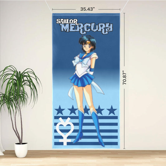 Sailor Mercury Room Banner Door Banner