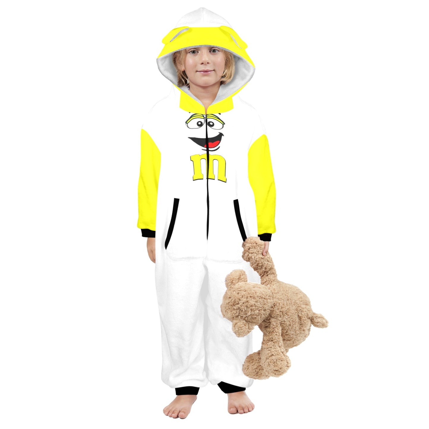 Kids M&M Onesie Yellow