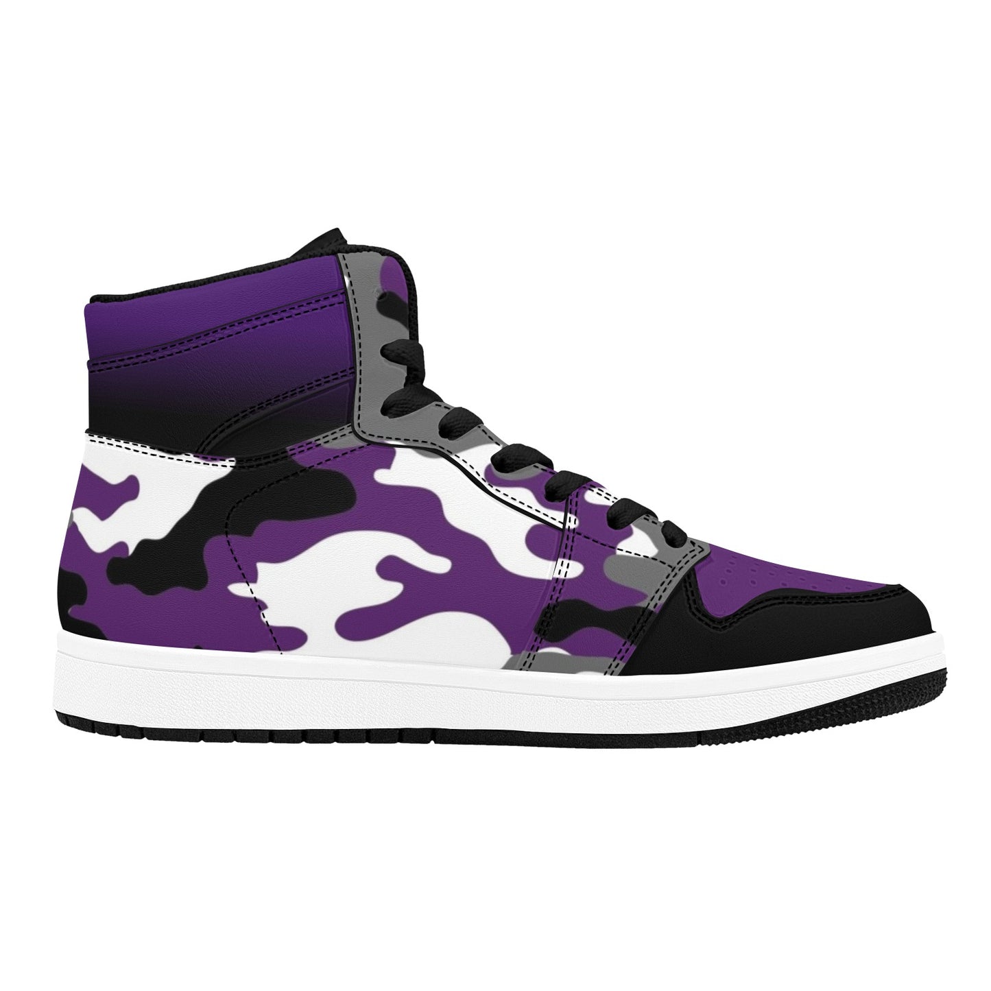 RR Purple Camo High Top Sneakers