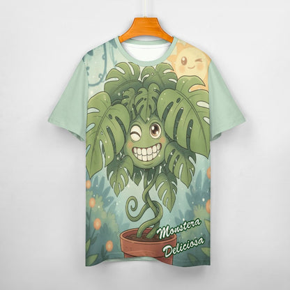 Plant Love Ice Silk Tee - Monstera