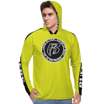 RR Long Sleeve Sun Protection Hoodie  - Add your name.