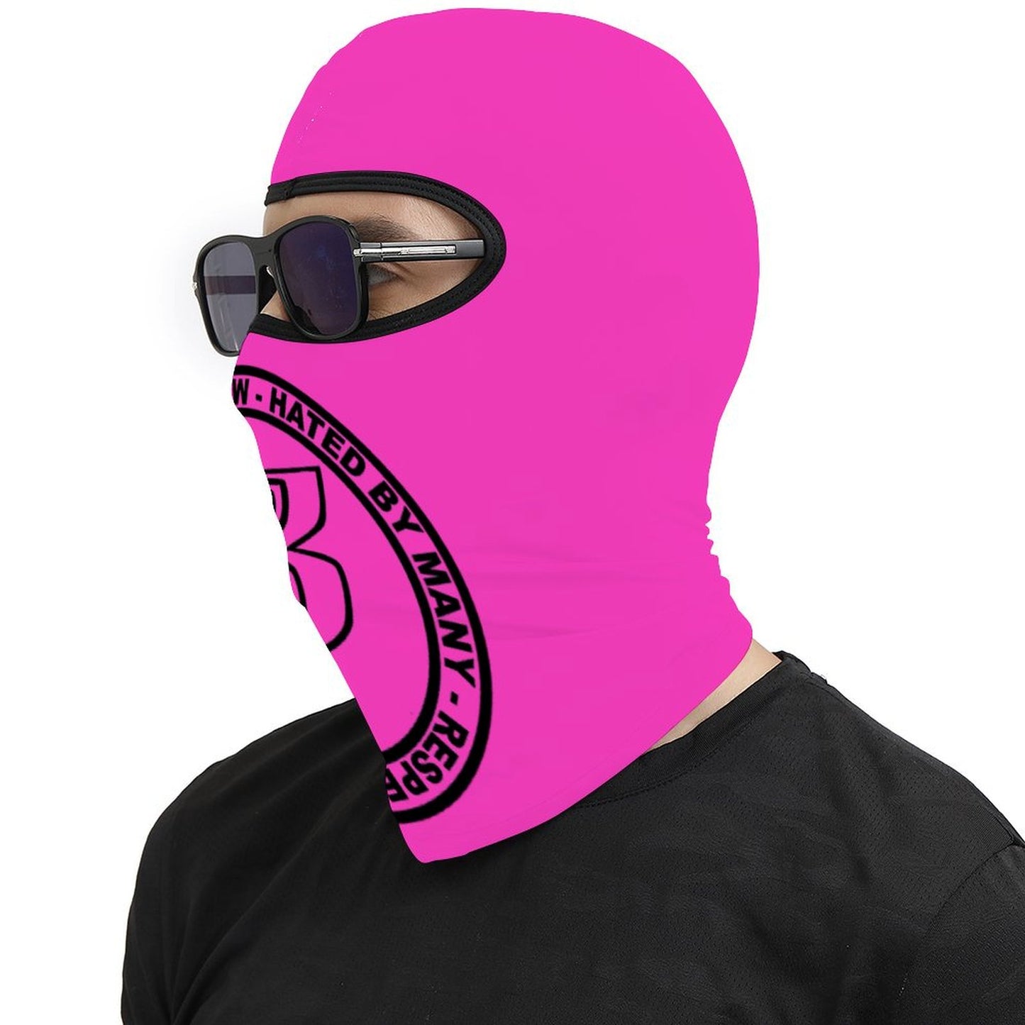 RR Full Mask Pink Logo
