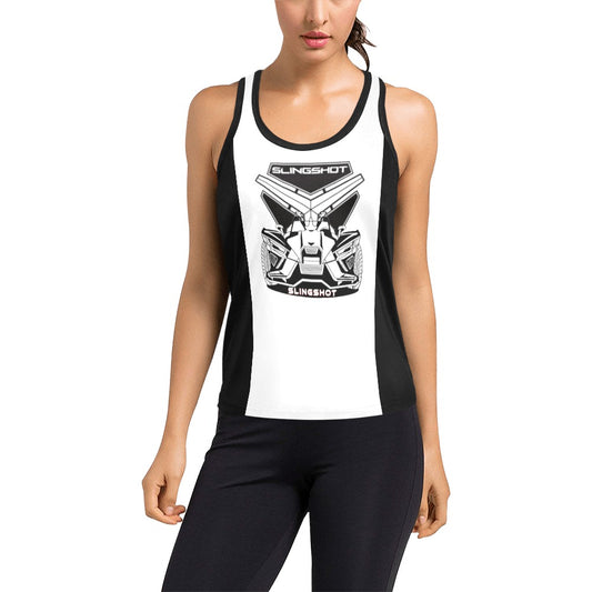 3>2 Womens Racerback Tank Blk