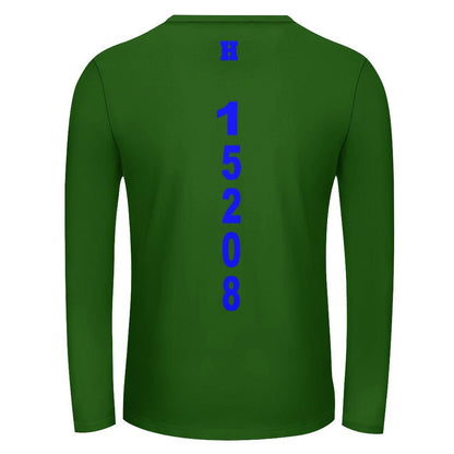 Homewood H Long Sleeve Grn/Blu