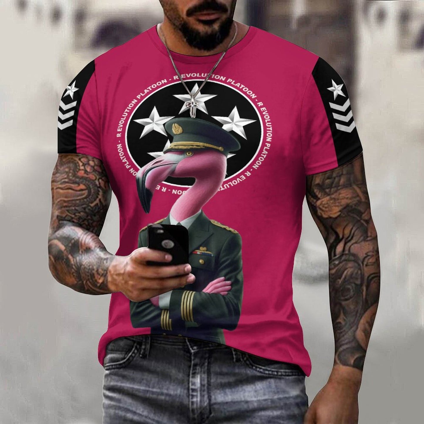R Evolution Platoon Flamingo - Unisex Tee