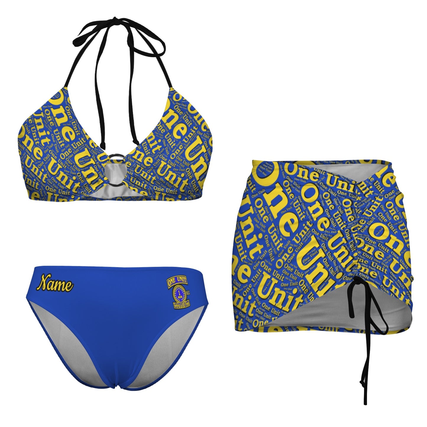 One Unit Three Piece Swimsuit 1
