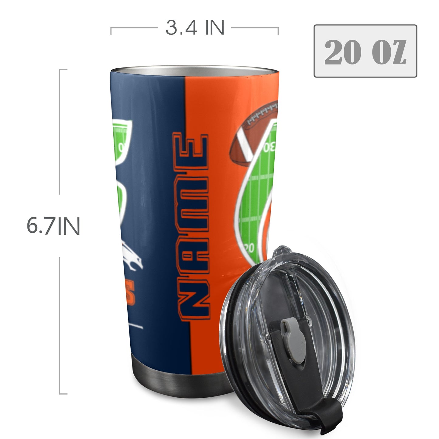 RR Broncos 20oz Mobile Tumbler 2023