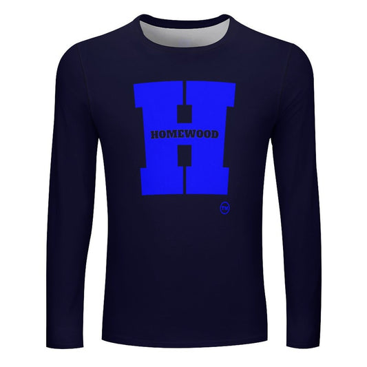 Homewood H Long Sleeve Blk/Blu