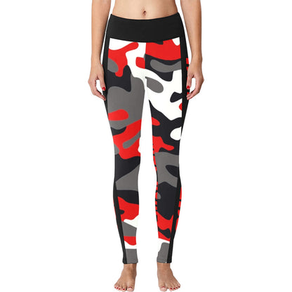 Red Camo Leggings