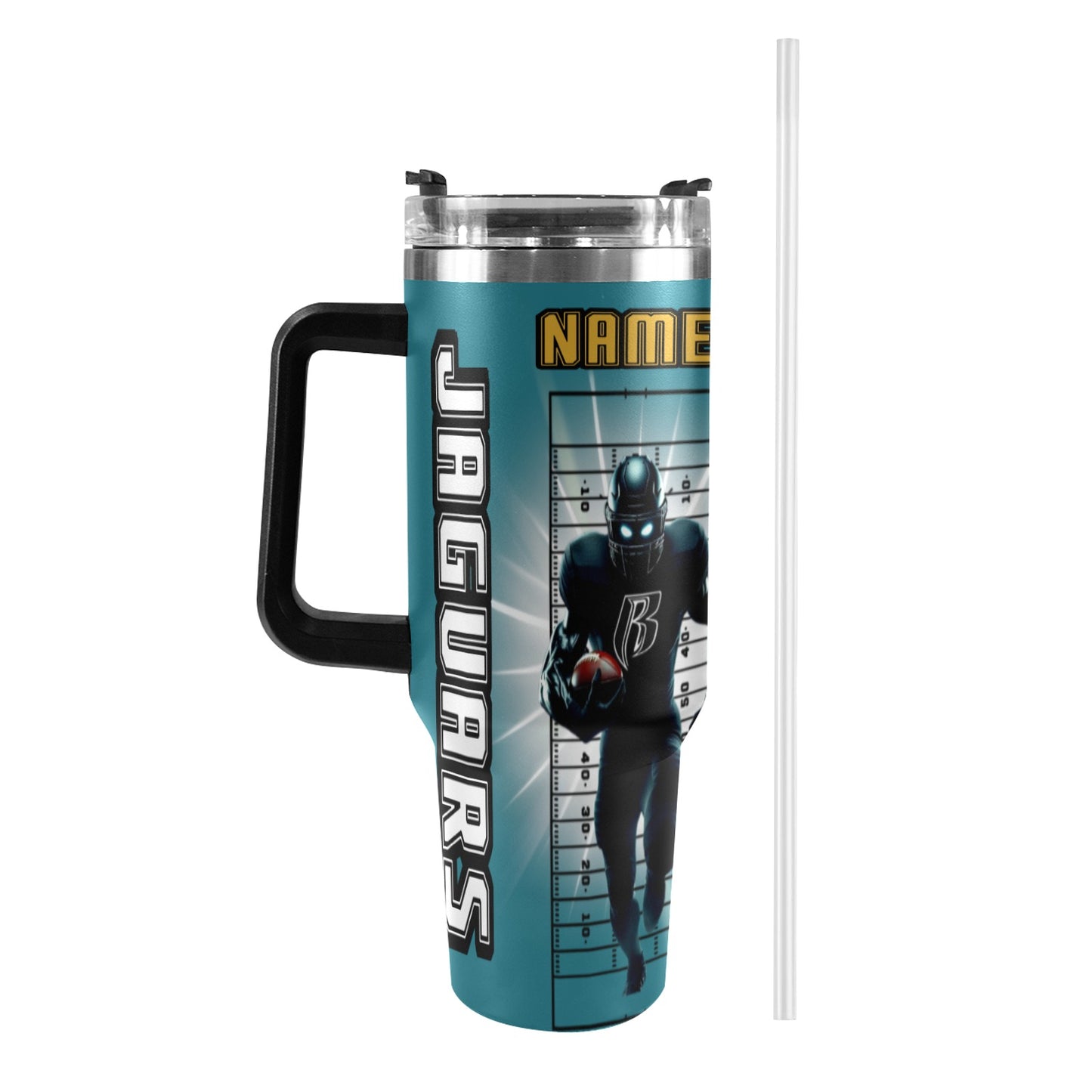 RR JAGUARS 40OZ STAINLESS STEEL TUMBLER 2025