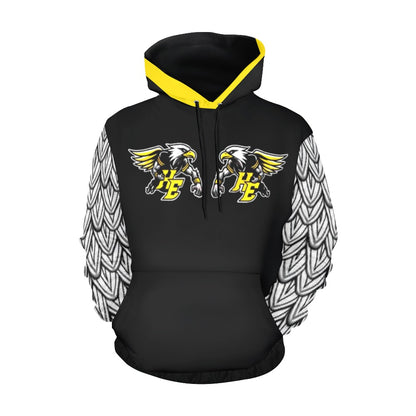 HYA Eagles Football Silky Hoodie Feathers