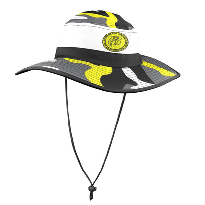 RR Wide Brim Sun Hat Yellow Camo