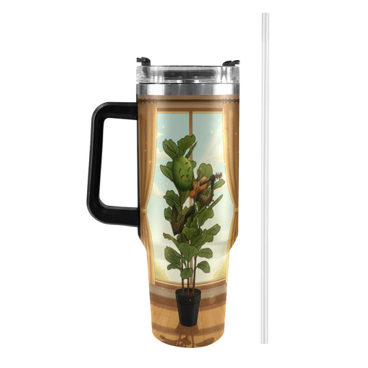 Plant Love Fiddle Leaf Fig 40oz Stainless Steel Tumbler