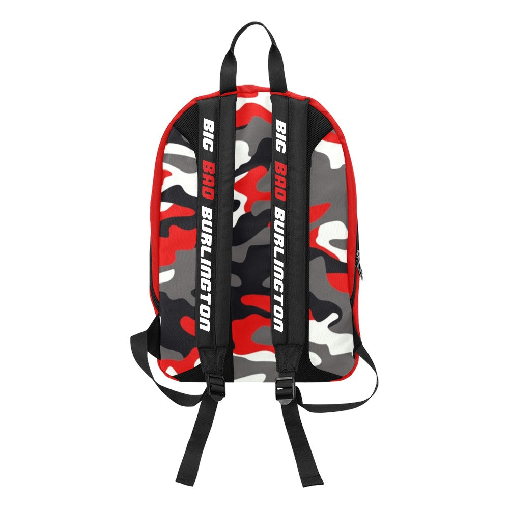 BBB Large Capacity Travel Backpack Red Camo