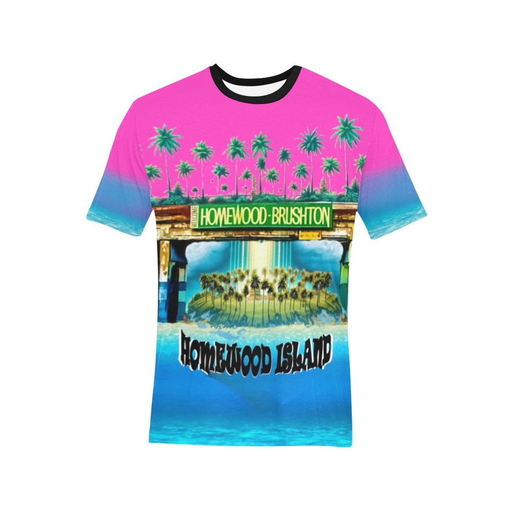 Homewood Island T-shirt Pink