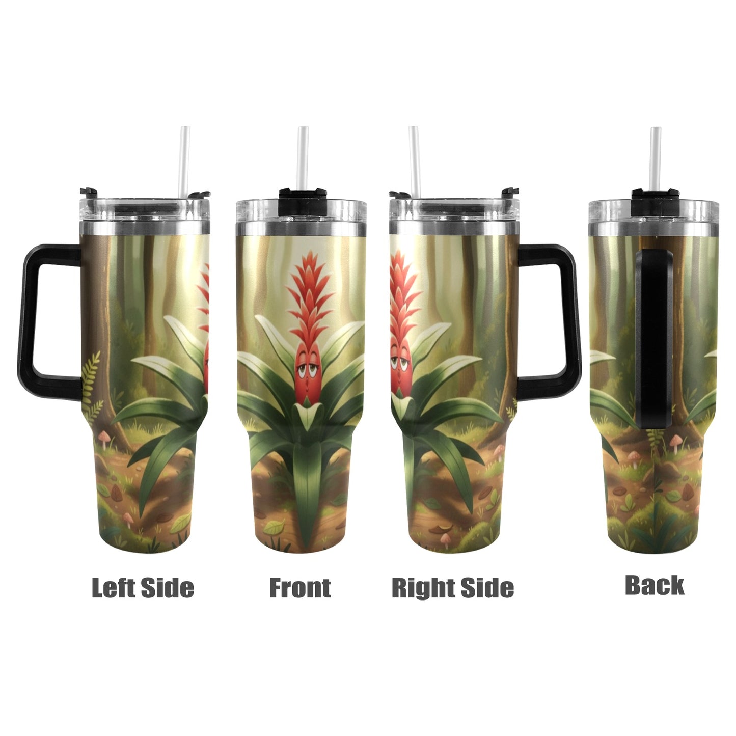 Plant Love Bromeliad 40oz Stainless Steel Tumbler