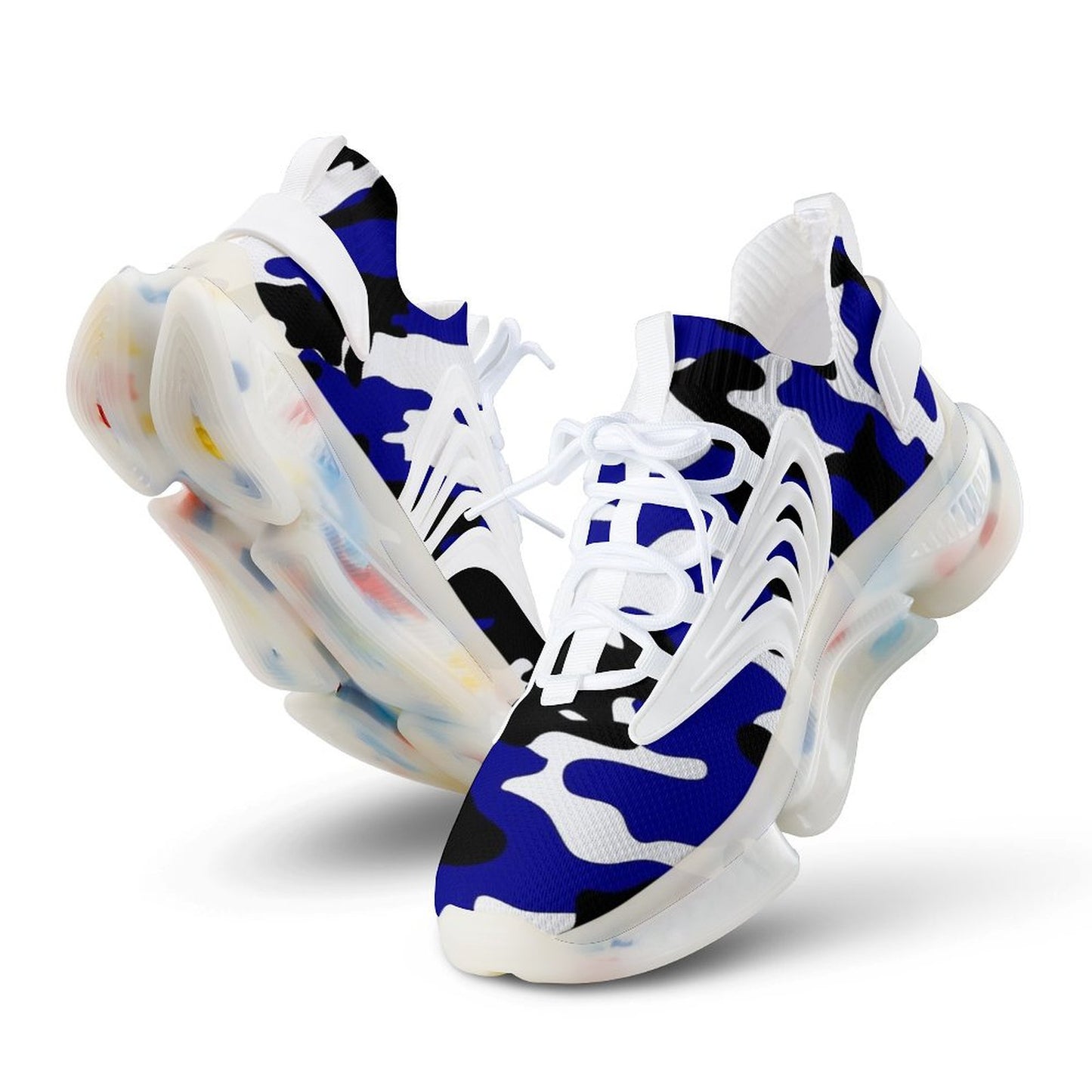 RR Running Shoes- Royal Blu Camo