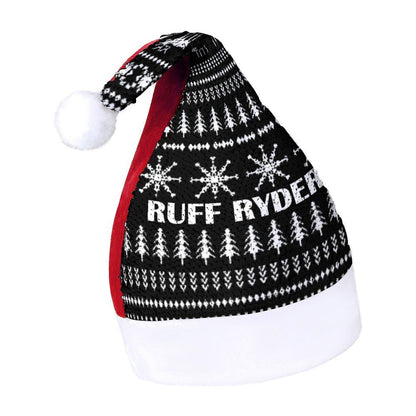 RR Christmas Color Changing Sequin Hat - Blk/Wht Snowflake