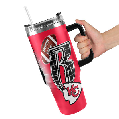 RR CHIEFS 40OZ STAINLESS STEEL TUMBLER 2025