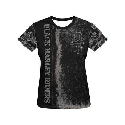 BHR Ladies T-Shirt Stonewash Ankh