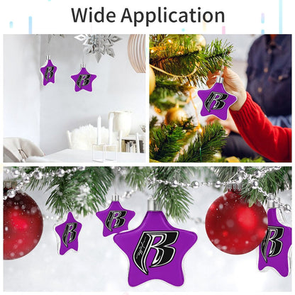 RR Christmas Hanging Star - Purple