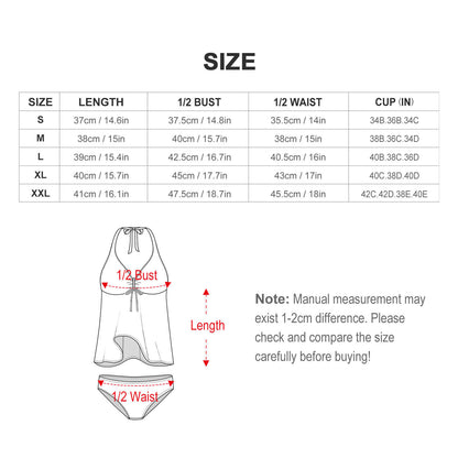 One Unit Split Skirt Swimsuit 2