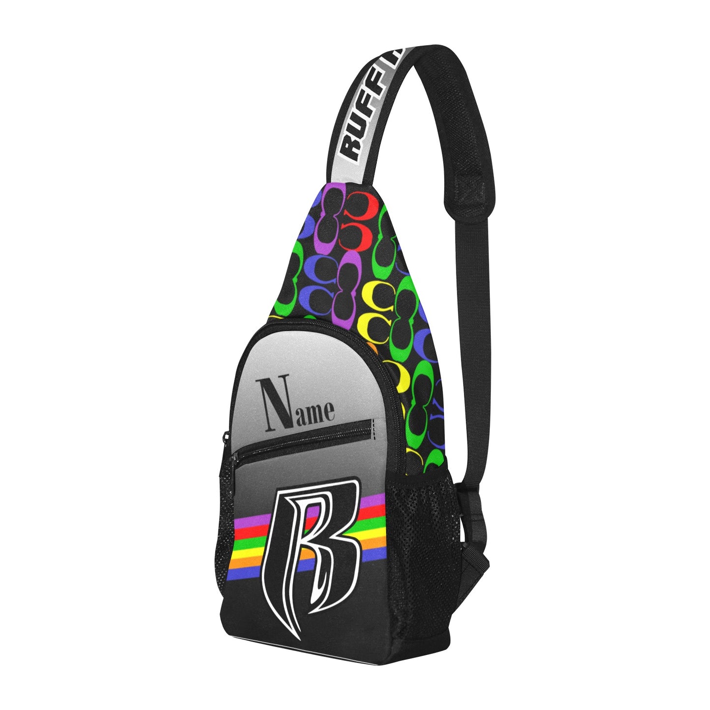 RR Crossbody Bag c0ach All Over Print Chest Bag (Model 1719)