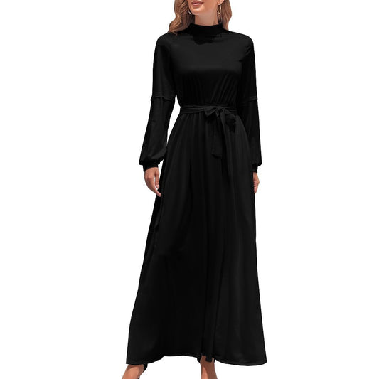 CMR Long Sleeve High Neck Dress