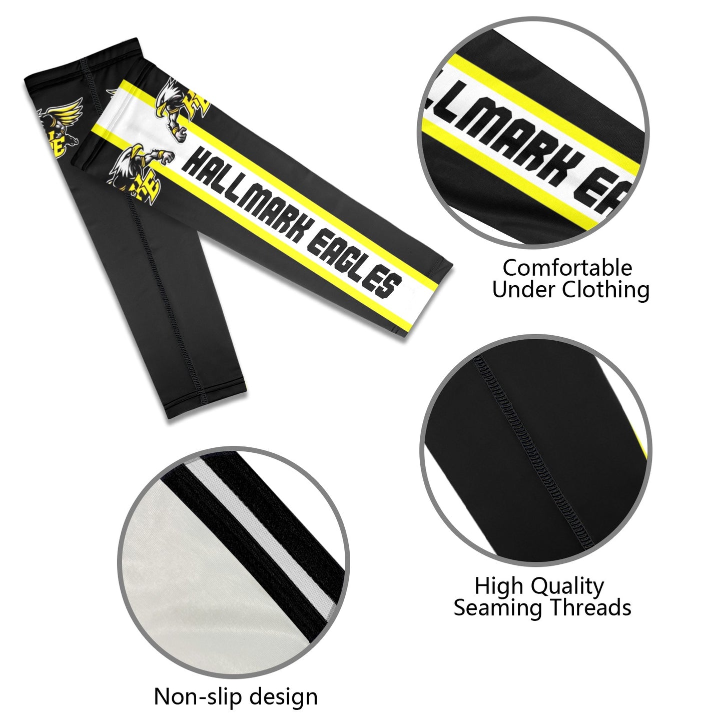 HYA Eagles Football Sleeves 3